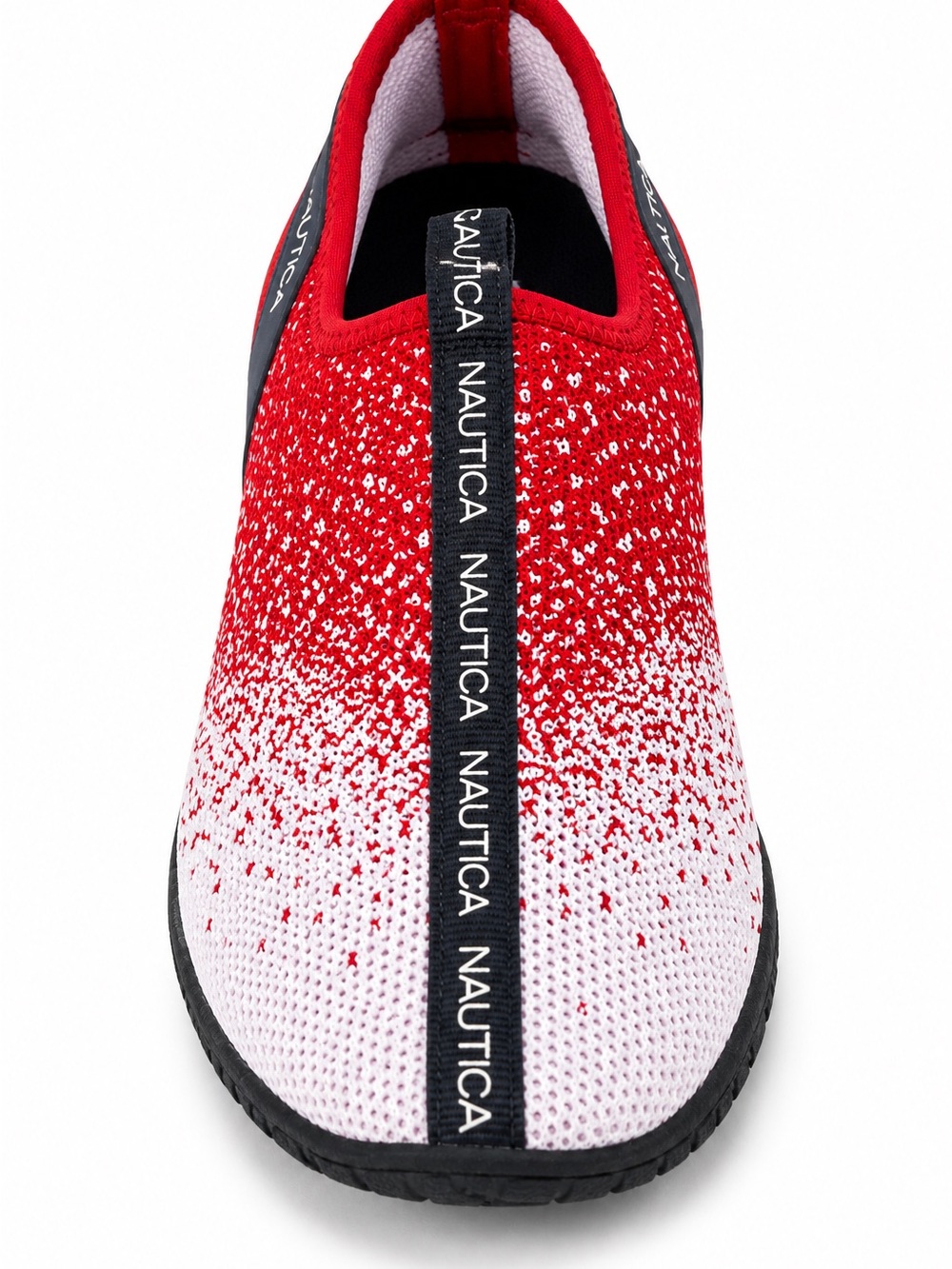 Nautica Women’s Size 8 Red White Knit Water Shoes Slip-On